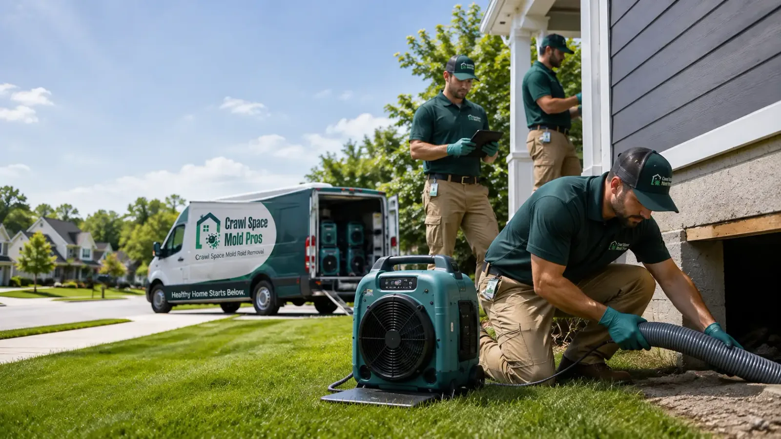 Crawl Space Mold Removal in Warden, WA